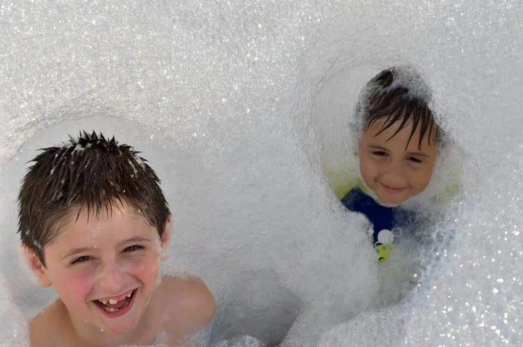 GameTruck powered Foam Parties