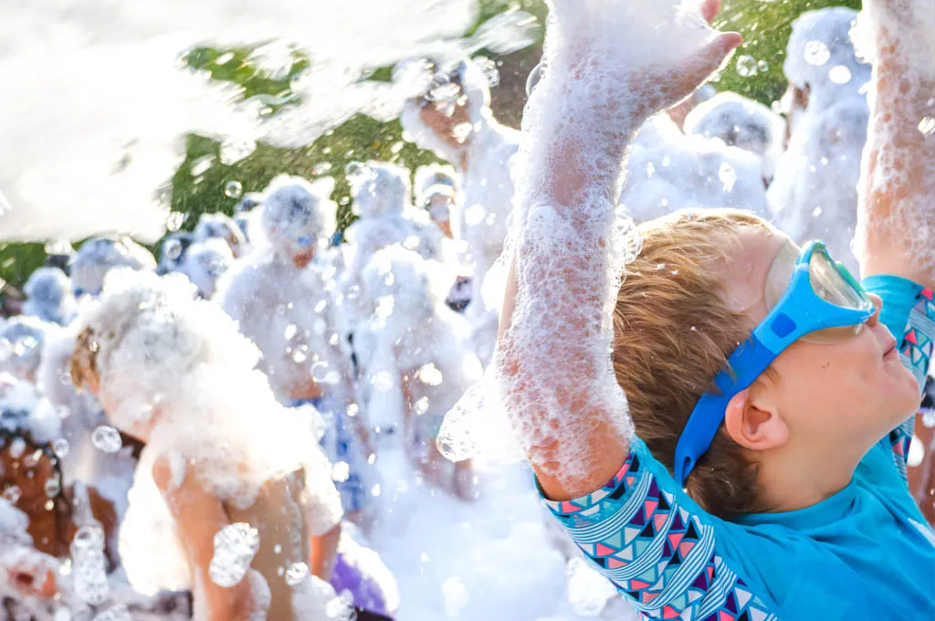GameTruck powered Foam Party