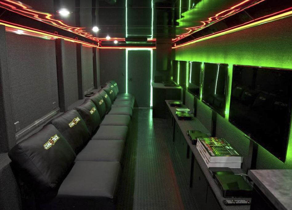 video game party bus price