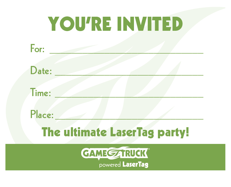 LaserTag Invite