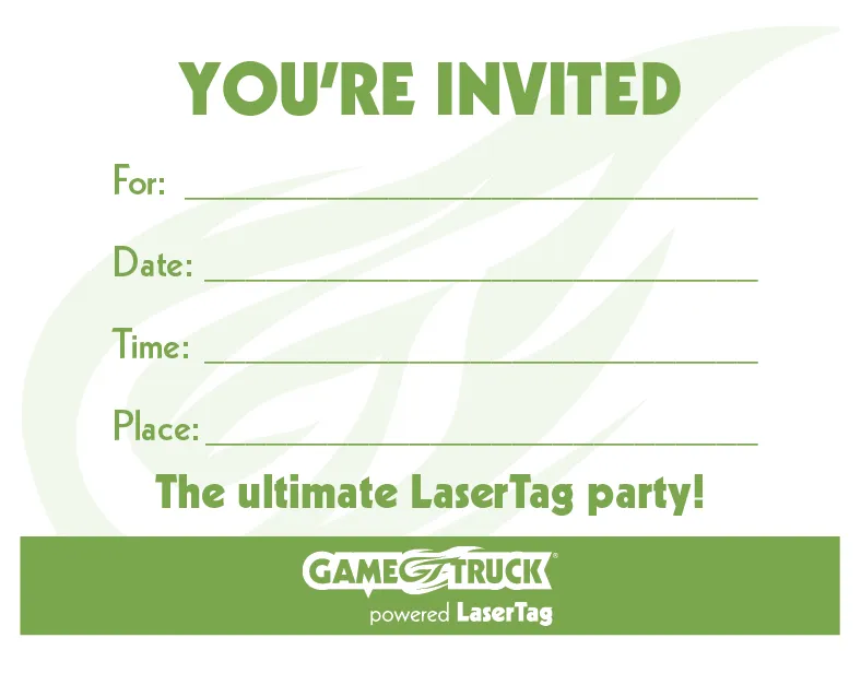 LaserTag Invite