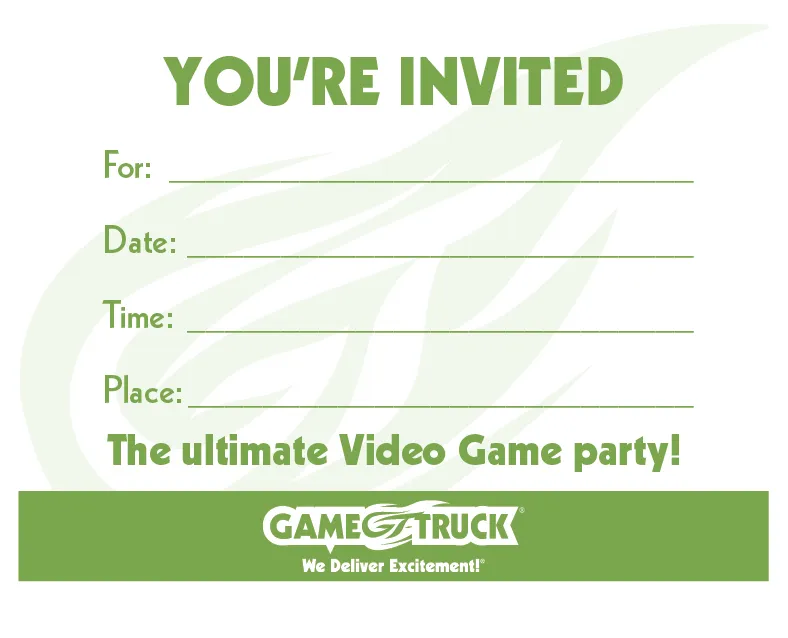 Video Game Invite
