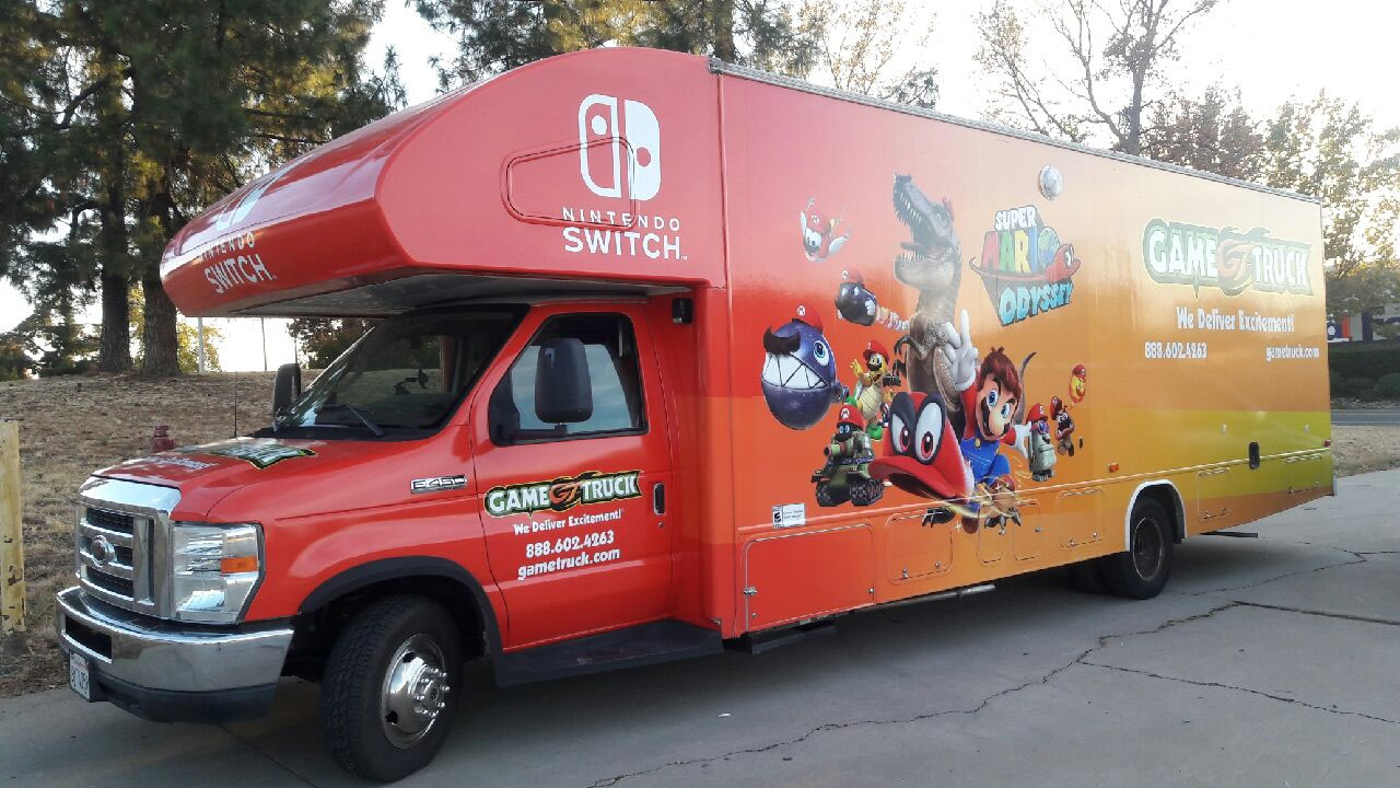 GameTruck promotional partnership at an event activation